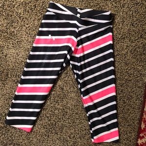 Under Armour heat gear striped capri